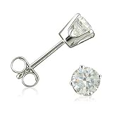 14KWhiteGoldRoundDiamondStudEarrings1cttw.(I2-I3J-K)