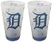 Detroit Tigers Frosted Pint Glass (16-Ounce, Set of 2)