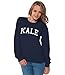 Awkwardstyles Women's Kale Crewneck Vegetarian Organic Sweatshirt