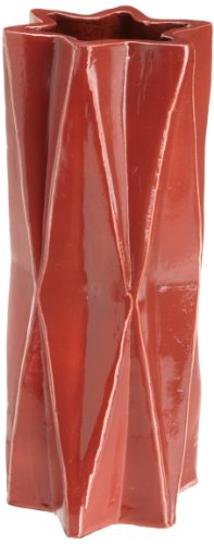 large quiescent susan:Lazy Susan Origami Vase, Tomato, Large Images
