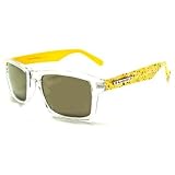 Biohazard Yellow Boating Sunglasses Wayfarer Shades