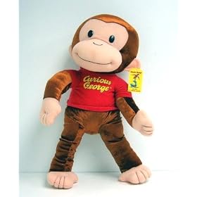 Curious George Large Plush Doll 21 inch by 