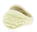 KitSound MUFKWHK Audio Earmuffs 3.5mm headphone jack - Knitted White