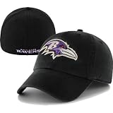 NFL Baltimore Ravens Franchise Fitted Hat, Black, Large