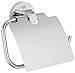 GROHE 40367000 Essentials Toilet Paper Holder With Cover, Starlight Chrome