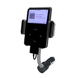 Advanced Car Mount System for Apple iPod Video/Classic/NANO 4th Generation - 360 degrees rotating Neck, built-in cutting edge FM Transmitter & Charger