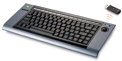 Childrens Toyshop  Electronics : Wireless Media Control Keyboard With Trackball