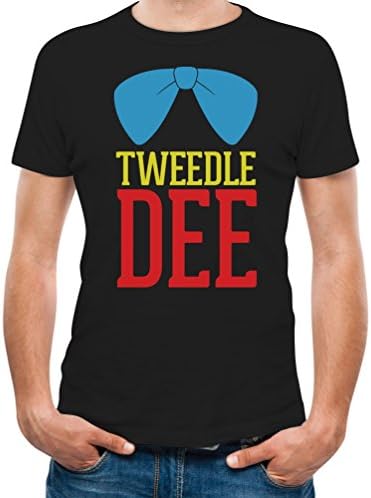 Tweedle Dee - Funny Matching Couples Gift Men's Black Large T-Shirt