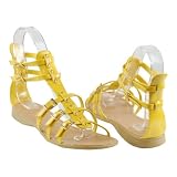 RETAG Gladiator Sandal Yellow Sz 7.5