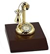 Bulova Miniature Clock Stick Telephone #B0438