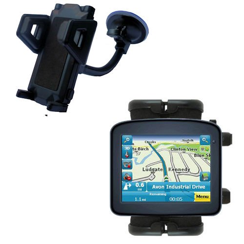 Flexible Car Windshield Holder for the Maylong FD-250 GPS For Dummies - Gomadic Brand