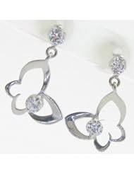 Kids 14K solid gold earrings fancy stud hoop huggie ball fashion dangle swa...