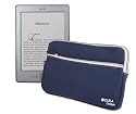 DURAGADGET Blue Water Resistant Neoprene Soft Zip Case/Cover For New 2011 Amazon Kindle 4, Kindle Touch, Kindle Touch 3G, Kindle Fire And Kindle 3