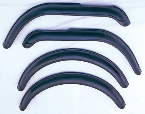 Rugged Ridge Jeep Replacement and Oversized Fender Flares Factory Replacement Fender Flare Kit Jeep CJ7 1976 to 1986 4 Piece Kit with Hardware