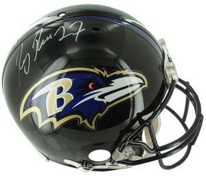 Ray Rice signed Baltimore Ravens Full Size Proline Helmet- Steiner Hologram