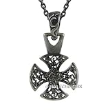 Celtic Crystals Cross Necklace