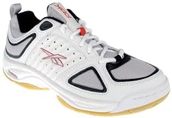 Reebok Womens Superior White/Black/Gum/Pink/Silver Volleyball