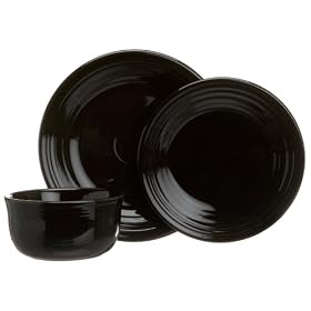 Fiesta 860 3-Piece Buffet Set, Black by Fiesta