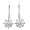 10k White Gold Heart-Design Diamond Dangle Earrings (1/10 cttw, I-J Color, I3 Clarity)