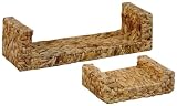 Hansen Korb 300/11/1-2 Regal-Set 2-teilig / aus Wasserhyazinthe / 33 x 23 x 10 cm / 72 x 23 x 20 cm