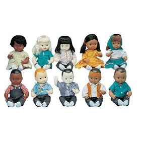 DOLLS MULTI-ETHNIC 10-DOLL S CHOOL SET by Marvel