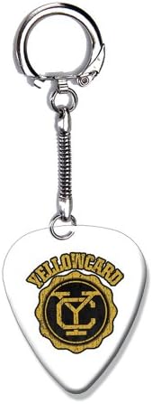 Yellowcard Guitar Pick Plectrum Playable Key Ring Keyring Collection A