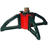 Review Omega Plastics  / Omega Christmas Tree Stand - Red/ Green (9x9x13