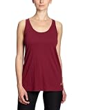 Nike Damen Shirt The Racer Tank, deep garnet/gold dart, M