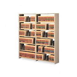 Tennsco Snap-Together Open Shelving Steel 7-Shelf Closed Starter Set, 48 x 12 x 88, Sand