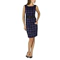 Target Limited Edition Women's Belted Lady Dress - Plum Houndstooth