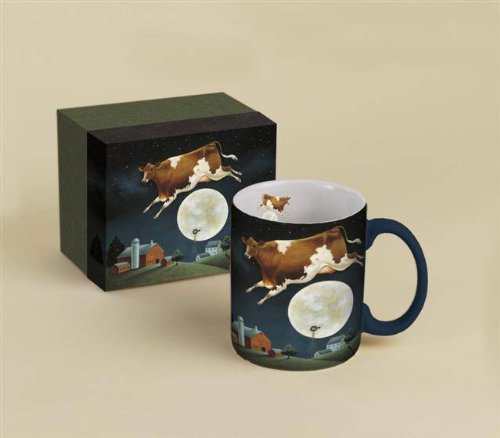 Cow Jumped Over The Moon 14 Oz Coffee Mug On Sale