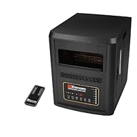 4 in 1 1500W watt Quartz Infrared Heater Humidifier - Black