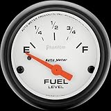 Auto Meter 5717 Phantom Short Sweep Electric Fuel Level Gauge