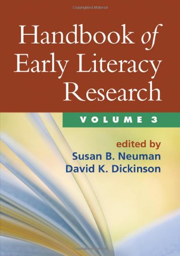 Handbook of Early Literacy Research, Volume 3
