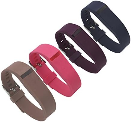 Replacement Wrist Band for Fitbit Flex,Silicon Accessory Wristband with Metal Watch Buckle Design (4colors)