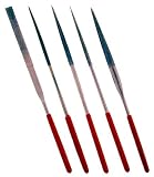 5 1/2 ROUND/FLAT/SQUARED DIAMOND FILE 5-PIECE SET