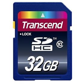 New - Transcend 32GB SDHC Class 10 - TS32GSDHC10