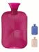 Crystal Star Classic Hot Water Bottle in SILVER PEARL- Made in Germany