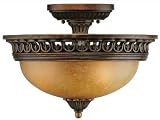 Crystorama Lighting 9304-ES 3 Light Yorktown Semi Flush