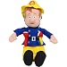Large Soft Toy Fireman Sam Figure Doll BBC CBEEBIES Character