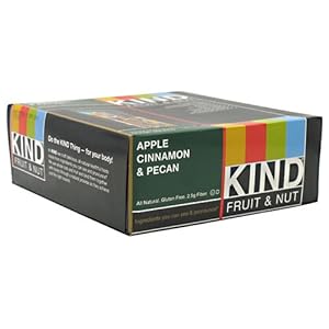 Kind Fruit & Nut 12 - 40g/1.4 oz bars [480g (16.8 oz)] Apple Cinnamon & Pec