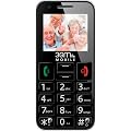 TELEFONO MOVIL NEGRO DUAL SIM FACITEL FACIL USO 3GM W04 LIBRE