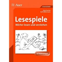 Lesespiele: W�rter lesen und verstehen, 40 Kopiervorlagen