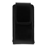 GTMax Premium Leather Pouch Carrying Cover Case w/ Belt Clip - Black for AT&T Verizon GSM CDMA Apple iPhone 4 4G 16GB / 32GB 4th Generation