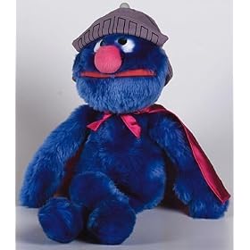 United Labels - 1 rue S�same peluche beanie Super-Grover 25 cm