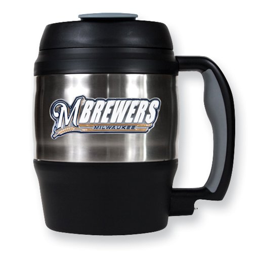 Milwaukee Brewers 52oz Macho Travel Mug
