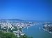 Aerial View of Gellert Hill, Budapest, Hungary Stretched Canvas Poster Print by David...