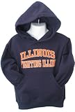 Kids Illinois Top Hooded Fleece-Slant