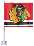 NHL Chicago Blackhawks Car Flag