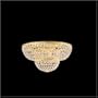 Schonbek Gold Legacy Crystal 24" Wide Ceiling Light Fixture